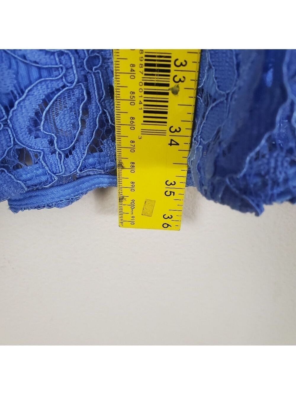 Julia Jordan Blue Lace Dress Women's Size 10 - Picture 6 of 11